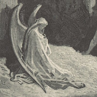 Satan talks to Sin and Death (Milton's Paradise Lost, 1866) - Gustave Doré 