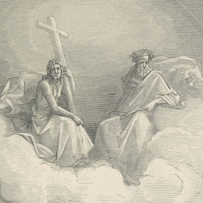 God with His Son (Milton's Paradise Lost, 1866) - Gustave Doré