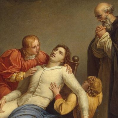 La mort de Masaccio - Couder