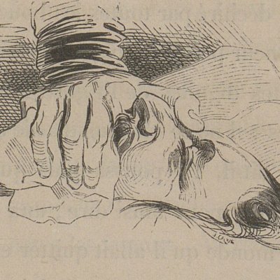 Vengeance de Fulbert contre Abélard (Lettres d'Abailard et d'Héloïse, 1839) - Gigoux