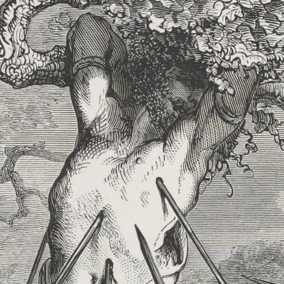 Mort d'Absalon (La Sainte Bible, Mame, 1866) - G. Doré