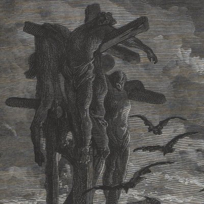 Respha protège les corps de ses enfants (La Sainte Bible, Mame, 1866) - G. Doré