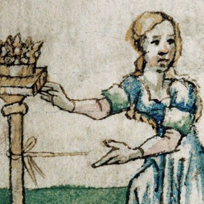 La course d'Atalante (Épître d’Othéa, Lille ms 175, f71)