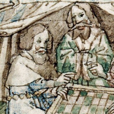 Ulysse jouant aux échecs (Épître d’Othéa, Lille ms 175, f82v)