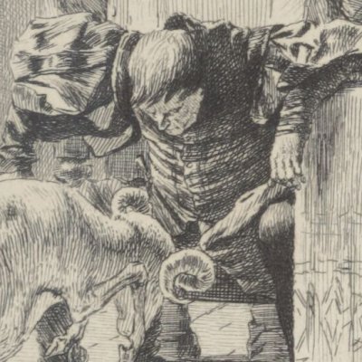 Le Bélier et Ragotin (Roman comique, Jouaust, 1880) - L. Flameng