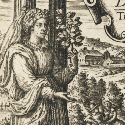 Troisième partie, frontispice de 1619 (L'Astrée de Messire Honoré d'Urfé) - Gaultier