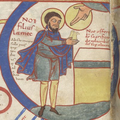 Le sacrifice de Noé (Beatus de Saint-Séver)