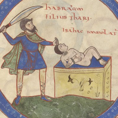 Le sacrifice d'Abraham (Beatus de Saint-Séver)