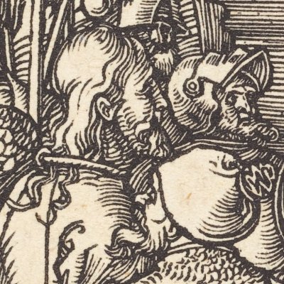 Le Christ devant Pilate (Petite Passion) - Dürer