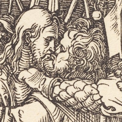 L'arrestation du Christ (Petite Passion) - Albrecht Dürer