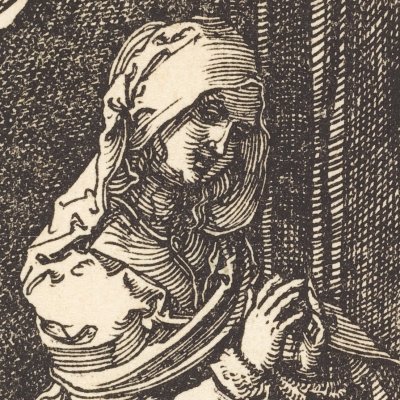 Apparition du Christ devant Marie (Petite Passion) - Albrecht Dürer