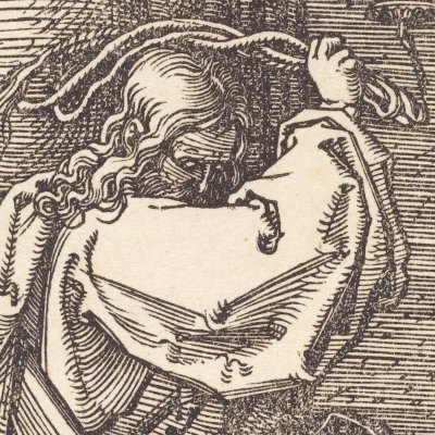 Le Christ chasse les marchands du temple (Petite Passion) - Albrecht Dürer
