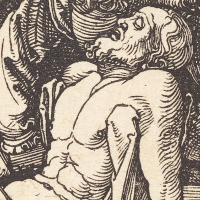 La mise au tombeau (Petite Passion) - Albrecht Dürer