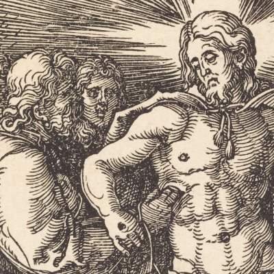 L'incrédulité de saint Thomas (Petite Passion) - Albrecht Dürer