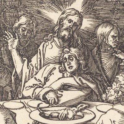 La Cène (Petite Passion) - Albrecht Dürer