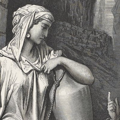 Jésus et la Samaritaine (La Sainte Bible, Mame, 1866) - G. Doré