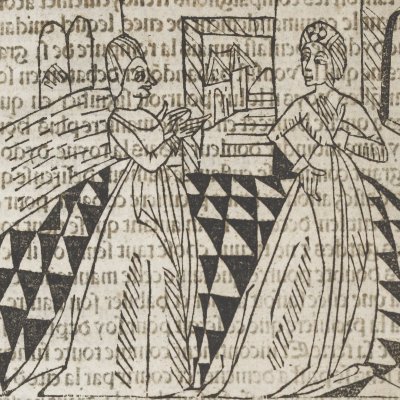 Didon et sa sœur Anna (Livre des Énéydes, 1483)