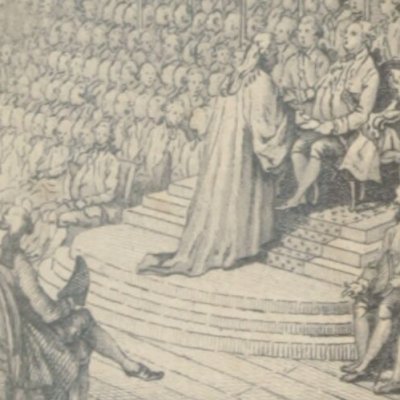 Le roi accepte la constitution au milieu de l'Assemblée nationale - De Longueil d'après Moreau le Jeune