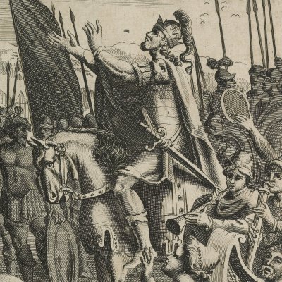 Piété de Josaphat (The history of the Old Testament, 1688, n°114) - Kip d'après Freman 