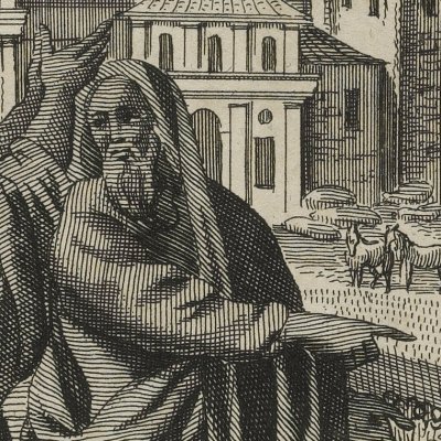 Le siège de Samarie (The history of the Old Testament, 1688, n°120) - Kip d'après Freman