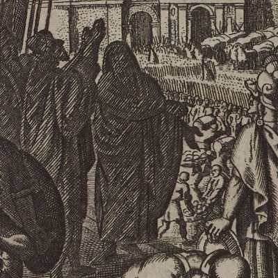 Siège de Samarie (Histoire du vieux et du nouveau testament, 1671, p255)