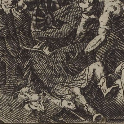 Prédiction d'Élisée (Histoire du vieux et du nouveau testament, 1671, p257)
