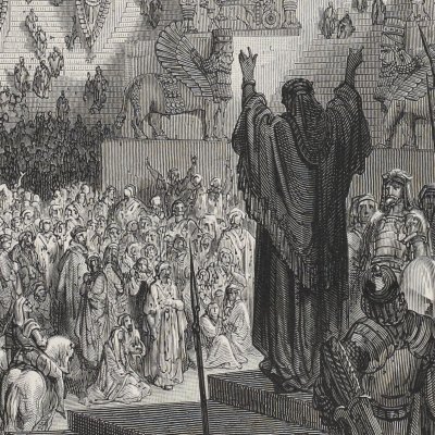 Artaxerxès accorde la liberté aux Israélites (La Sainte Bible, Mame, 1866) - G. Doré