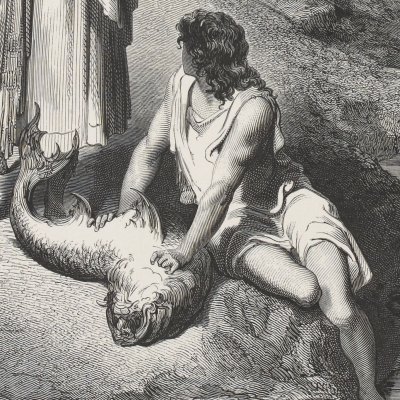 Tobie et l'ange (La Sainte Bible, Mame, 1866) - G. Doré