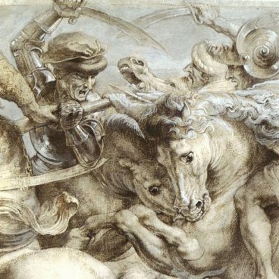 La bataille d'Anghiari - Rubens d'après Vinci