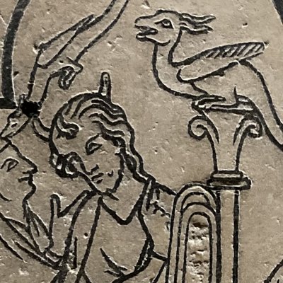 Le serpent d'airain (Reims, Dalles de Saint-Nicaise)