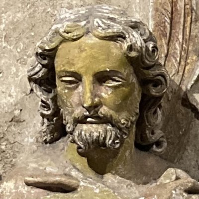 Le baptême du Christ (Reims, retable des trois baptêmes) - Nicolas Jacques ?
