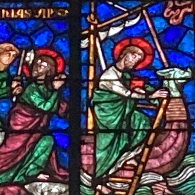 Saint Matthieu et saint Barnabé (Cathédrale Saint-Étienne de Châlons, baie 21)