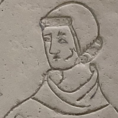 Dalle funéraire de Thierry de Machault et de son épouse (Cathédrale Saint-Étienne de Châlons)