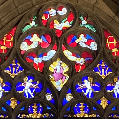 Verrière de la Nativité (Châlons, église Notre-Dame en Vaux)