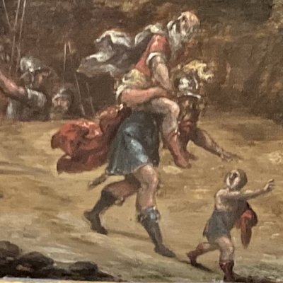 L'incendie de Troie - Kerstiaen de Keuninck