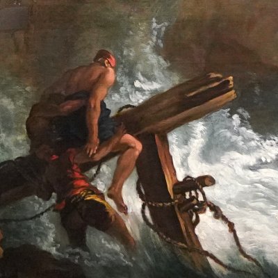 Naufrage dans une tempête - Lajoüe