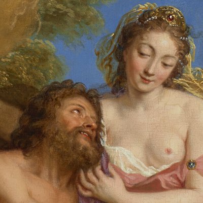 Jupiter et Junon sur le mont Ida (version de New York) - Antoine Coypel