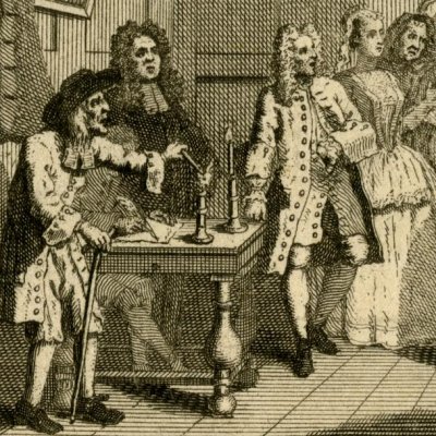 L'Avare (Select comedies of Molière, Londres, 1732) - Van der Gucht d'après Hogarth