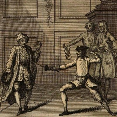 Le bourgeois gentilhomme (Select comedies of Molière, Londres, 1732) - Van der Gucht d'après Dendrite