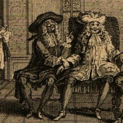 Monsieur de Pourceaugnac (Select comedies of Molière, Londres, 1732) - Van der Gucht d'après Coypel