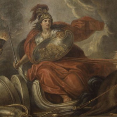Bellone en fureur (Versailles, Salon de la guerre) - Le Brun