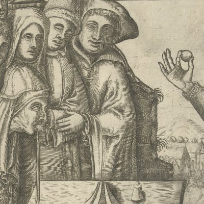 L'escamoteur - Balthazar van den Bos d'après Jérôme Bosch
