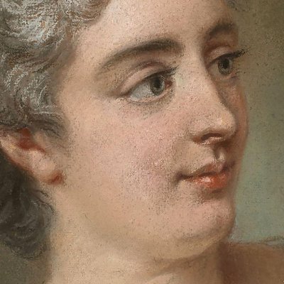 Portrait De La Marquise De Sabran, Née Louise Charlotte De Foix - Jean-Baptiste Vanloo ?