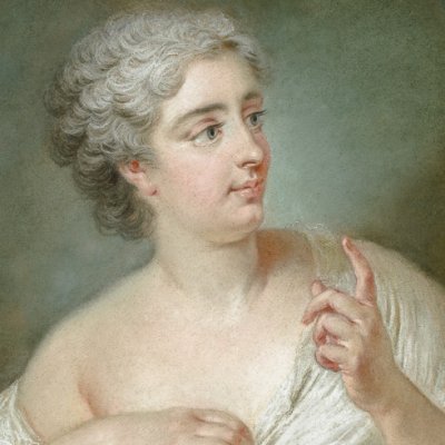 Portrait De La Marquise De Sabran, née Louise Charlotte De Foix (variante sans la colombe) - Jean-Baptiste Vanloo