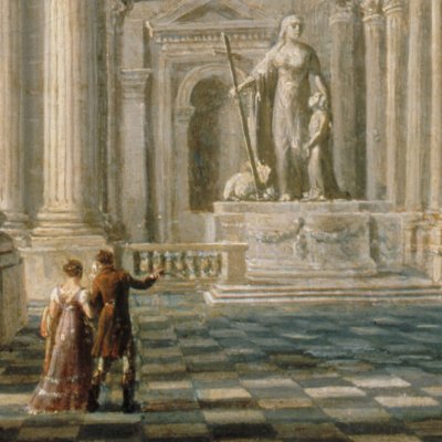 Intérieur de l'église projetée pour la paroisse de la Madeleine - Demachy