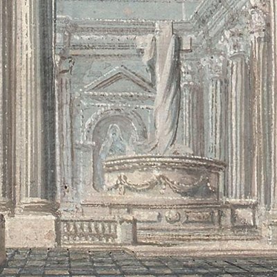 Intérieur de la nouvelle église de la Madeleine de la Ville-l'Evêque - Demachy