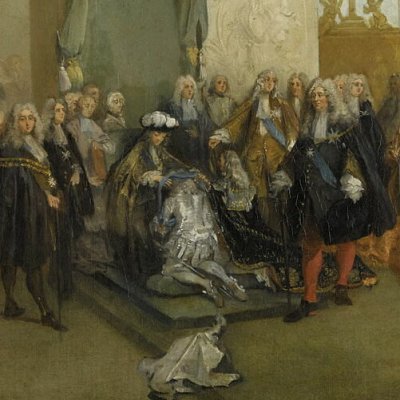 Presentation of the Order of the Holy Spirit in the Versailles chapel - Lancret