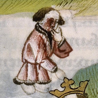Pérégrinations d'Énée. Le cyclope (Virgile, Énéide 3, Lyon Ms P.A. 27, f95)