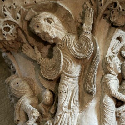 Noli me tangere… Apparition du Christ à Marie-Madeleine (Saulieu, Abbatiale Saint-Andoche)