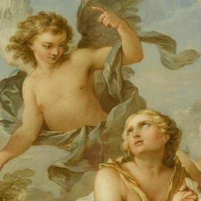 Agar et Ismaël dans le désert - Natoire